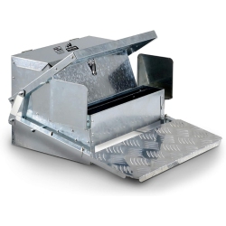 SUPERHANDY Automatic Chicken Feeder: 9Kg Capacity, 6-12 Poultry/fowl, Up to 10 Days, Spill-Proof Galvanized Steel, Bird Prevention, Suitable For