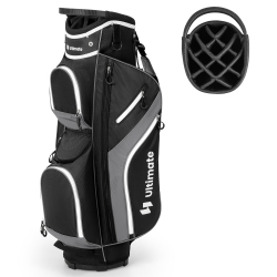 GYMAX Golf Cart Bag Lightweight Golf Club Bag W/ 14 Way Dividers Top & Carry Handles