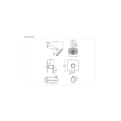 PFISTER Deckard Matte Shower Faucet Set \w Square Rain Shower Head/rainfall Shower Head And Bathtub Faucet/tub Spout, Single-Handle Tub & Shower