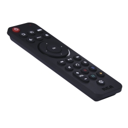 RCA 3-Device Streaming Bluetooth Rechargeable Ultra-Thin Universal Remote Control - In Black