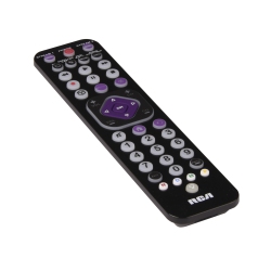 RCA 6-Device Rechargeable Ultra-Thin Streaming Universal Remote Control - In Black