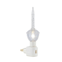 NOVELTY LIGHTS LLC Novelty Lights Traditional Christmas Bubble Light Night Light Liquid, 1 Pack In Red