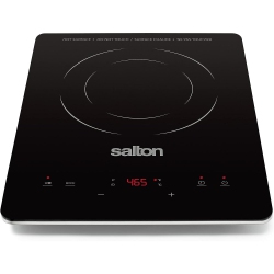 SALTON - Portable Induction Cooker With Led Display, Cool Touch And 8 Temperature Settings In Black
