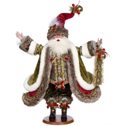 MARK ROBERTS Christmas Sleigh Ride Santa Figurine - 26