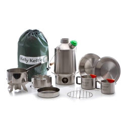 KELLY KETTLE Ultimate Scout Kit | Wood Stove Backpacking, Scouts, Camping