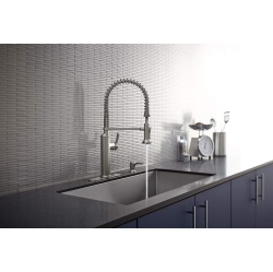 KOHLER R10651-Sd-Cp Sous Pro-Style Single-Handle Pull-Down Sprayer Kitchen Faucet In Chrome