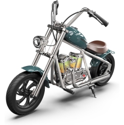 HYPER GOGO Challenger 12 Deluxe - Smalt Kid's Electric Motorbike With App Integration In Blue