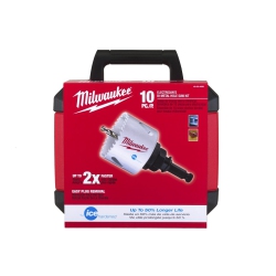 MILWAUKEE 49-22-4095 Electricians Ice Hardened Hole Saw Kit, 10-Piece