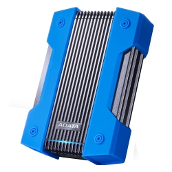 ADATA 2Tb HD830 Extreme Durable USB3.1 Portable Hard Drive - Aluminum/silicone - Black/blue