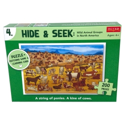 DCCED Hide And Seek Puzzle – Cow (200 Pieces)