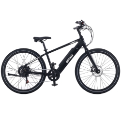 GOTRAX Cti E-Bike By (Black) - 27.5" Pneumatic Tires, 350W Motor, Top Speed 32 Km/h, Range 35Km/65Km, Pedal Assist, 5-6 Hr Charge Time, Aluminum