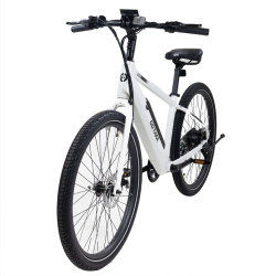 GOTRAX Cti E-Bike By (White) - 27.5" Pneumatic Tires, 350W Motor, Top Speed 32 Km/h, Range 35Km/65Km, Pedal Assist, 5-6 Hr Charge Time, Aluminum
