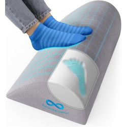 HLD Comfort Foot Rest for Under Desk At Work W/premium Comfortfoam - Desk Foot Rest Ergonomic Design for All-Day Support, Pain Relief - Foot Stool