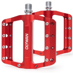 HLD Mountain Bike Pedals Mtb Bicycle Platform Bicycle Flat Pedals 9/16" Cnc Alloy Durable Bearing Pedals for Most Bikes Bmx Mtb Road Bicycle