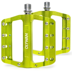 HLD Mountain Bike Pedals Mtb Bicycle Platform Bicycle Flat Pedals 9/16" Cnc Alloy Durable Bearing Pedals for Most Bikes Bmx Mtb Road Bicycle