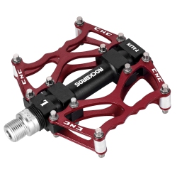 HLD Mountain Bike Pedals Non-Slip Mtb Pedals Durable Lightweight Aluminum Alloy Bicycle Pedals for Mountain Bikes Commuter Bike Leisure Bikes 9/16