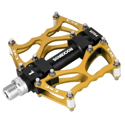 HLD Mountain Bike Pedals Non-Slip Mtb Pedals Durable Lightweight Aluminum Alloy Bicycle Pedals for Mountain Bikes Commuter Bike Leisure Bikes 9/16