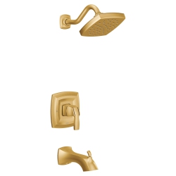 MOEN Ut3693Epbg Voss Collection M-Core 3-Series 1-Handle Eco-Performance Tub And Shower Trim Kit, Valve Required, Brushed In Gold