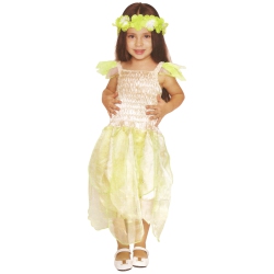NORTHLIGHT And Gold Fairy Girl Child Halloween Costume - Medium In Green