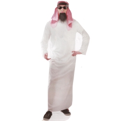 NORTHLIGHT White And Arabian Male Halloween Adult Costume - Medium In Red