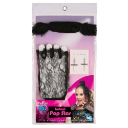 FUN WORLD Instant Pop Star Halloween Costume Accessory Set-Adult Size In Multicolor