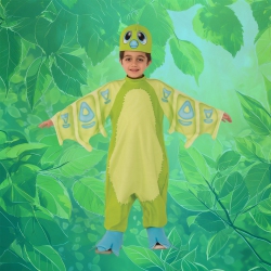 RUBIES Draggles Hatchimal Children's Halloween Costume Size Small 4-6 In Green