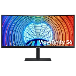 SAMSUNG - 34" Ultrawide Wqhd Curved Monitor (Ls34A654Ubnxgo)