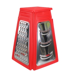 AVON 8.25" Collapsible Box Kitchen Grater In Red