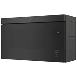 Whirlpool Over-The-Range Turntable-Free Flush-Mount Microwave - 1.1 Cu. Ft. - Black Stainless Steel