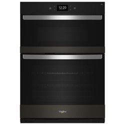 Whirlpool 30" 6.4 Cu. Ft. True Convection Electric Combination Wall Oven (WOEC7030PZ) - Stainless Steel