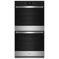 Whirlpool 30" 10 Cu. Ft. True Convection Electric Double Wall Oven (WOED7030PZ) - Stainless Steel