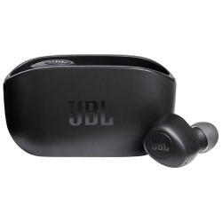 JBL - Vibe 100Tws In-Ear Sound Isolating Truly Wireless Headphones - In Black