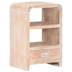 VIDAXL Bedside Table 40X30X60 Cm Solid Acacia Wood