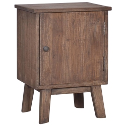 VIDAXL Bedside Cabinet 40X30X53 Cm Solid Teak Wood