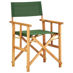 VIDAXL Director's Chair Solid Acacia Wood In Green