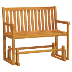 VIDAXL Garden Swing Bench 110 Cm Solid Acacia Wood