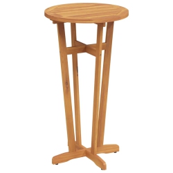 VIDAXL Garden Bar Table Ø60X105 Cm Solid Wood Acacia