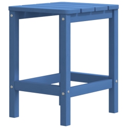 VIDAXL Garden Adirondack Table Aqua 38X38X46 Cm HDpe In Blue