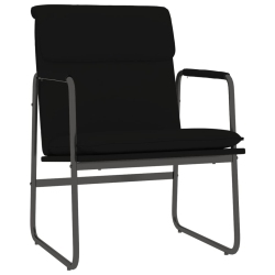 VIDAXL Lounge Chair 55X64X80 Cm Faux Leather In Black