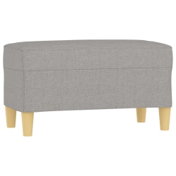 VIDAXL Bench Light 70X35X41 Cm Fabric In Grey