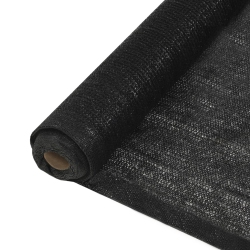 VIDAXL Privacy Net HDpe 2X25 M In Black