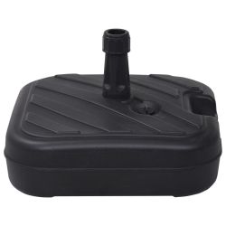 VIDAXL Umbrella Base Sand/water Filled 6.3 Gal In Black