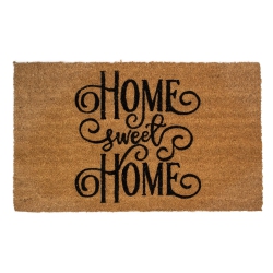 NORTHLIGHT Natural Coir Rectangular "home Sweet Home" Doormat 18" X 30