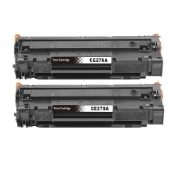 MAX SAVING Compatible 2 Pack Ce278A Laser Toner Cartridge for HP78A Laserjet P1606, P1606Dn, P1560, P1566, M1536