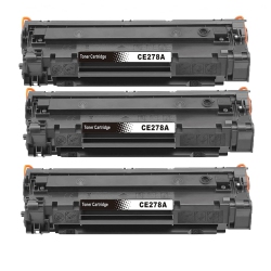 MAX SAVING Compatible 3 Pack Ce278A Laser Toner Cartridge for HP78A Laserjet P1606, P1606Dn, P1560, P1566, M1536