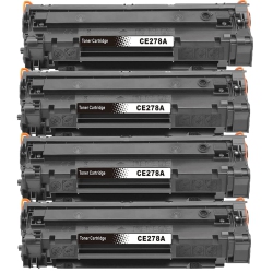 MAX SAVING Compatible 4 Pack Ce278A Laser Toner Cartridge for HP78A Laserjet P1606, P1606Dn, P1560, P1566, M1536