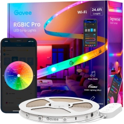 GOVEE Wi-Fi Led Strip Light 24.6Ft - App Controlled