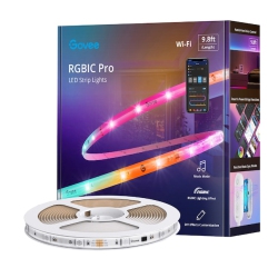 GOVEE RGBic Pro Led Strip Lights With Wi-Fi And Built-In Controller (9.8-Foot)