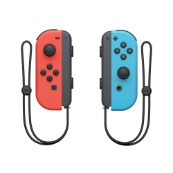 NINTENDO Refurbished (Good) Switch Original Left And Right Joy-Con Controllers - Neon Red/neon In Blue