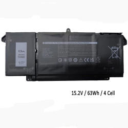 DELL New Compatible Latitude 5320 7320 7420 7520 Battery 63Wh